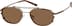 Bendable (Memory) Titanium Full-Rim Frame with Sunlens 583415 in Brown