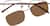 Front view of Polarized Magnetic Snap-on   583615 in Brown thumbnail