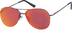 Aviator Eyeglasses With Mirrored Clip-Ons 584112 in Gray