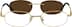 Oval Magnetic Snap-on 584314 in Gold