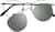 Front view of Round Clip-On Set 584412 in Gray thumbnail