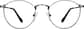 Front view without clip-on of Round Clip-On Set 584412 in Gray thumbnail