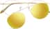 Round Clip-On Set 584414 in Gold