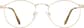 Front view without clip-on of Round Clip-On Set 584414 in Gold thumbnail