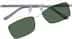 Rectangle Polarized Magnetic Snap-on 584511 in Silver