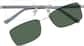 Front view of Rectangle Polarized Magnetic Snap-on 584511 in Silver thumbnail