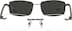 Rectangle Polarized Magnetic Snap-on 584512 in Gray
