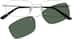 Rectangle Polarized Magnetic Snap-on 585311 in Silver