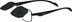 Stainless Steel Full-Rim Frame with Sunlens and Flexible Plastic Temples 585821 in Black
