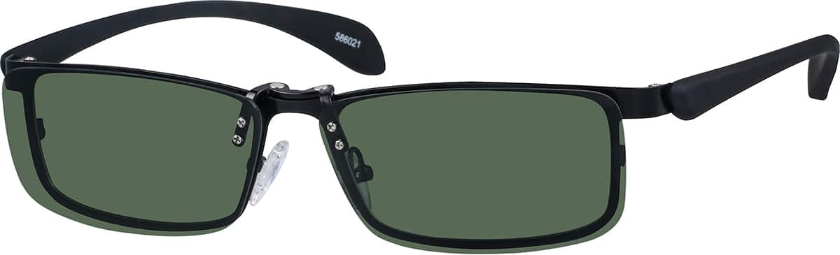 Angle view of Rectangle Polarized Magnetic Snap-on 586021 in Black