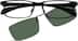 Rectangle Polarized Magnetic Snap-on 586021 in Black