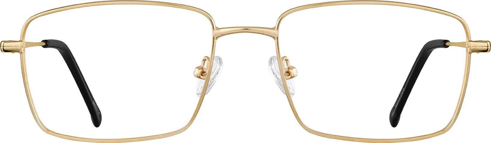 Black Rectangle Magnetic Snap-On Set #5860521 | Zenni Optical