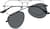 Front view of Aviator Magnetic Snap-On Set 5860621 in Black thumbnail