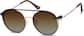 Angle view of Round Magnetic Snap-On Set 5860715 in Brown thumbnail