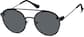 Angle view of Round Magnetic Snap-On Set 5860721 in Black thumbnail