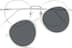 Round Magnetic Snap-On Set 5860811 in Silver