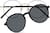 Front view of Round Magnetic Snap-On Set 5860821 in Black thumbnail