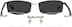 Rectangle Polarized Magnetic Snap-on 587011 in Silver