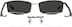 Rectangle Polarized Magnetic Snap-on 587012 in Gray