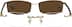 Rectangle Polarized Magnetic Snap-on 587014 in Gold