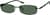 Angle view of Rectangle Polarized Magnetic Snap-on 587021 in Black thumbnail