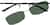 Front view of Rectangle Polarized Magnetic Snap-on 587021 in Black thumbnail
