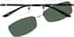 Front view of Rectangle Polarized Magnetic Snap-on 587021 in Black thumbnail