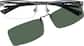 Front view of Rectangle Polarized Magnetic Snap-on 587812 in Gray thumbnail