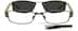 Stainless Steel Full-Rim Frame with Polarized Magnetic Snap-on Sunlens and  Designer Acetate Temples 588512 in Gray