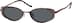 Metal Alloy Spring Hinge Full-Rim Frame with Polarized Magnetic Snap-on Sunlens 588915 in Brown