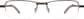 Front view without clip-on of Rectangle Polarized Magnetic Snap-on 589515 in Brown thumbnail