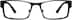 Rectangle Glasses 591521 in Black