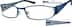 Oval Glasses 594016 in Blue
