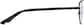 Side view of Aviator Glasses 594621 in Black thumbnail