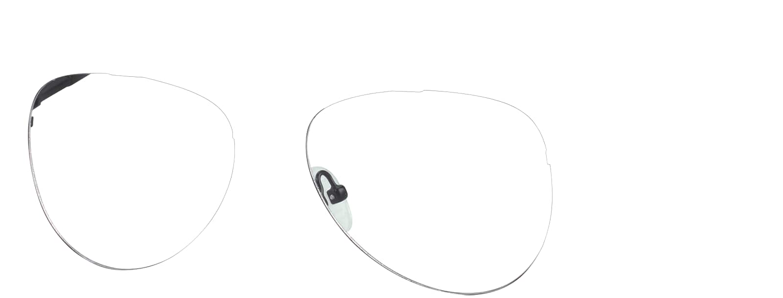 Black Aviator Glasses #594621 | Zenni Optical