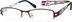 Rectangle Glasses 596817 in Purple