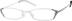 Geometric Glasses 597130 in White