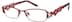 Oval Glasses 597318 in Red