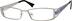 Rectangle Glasses 598711 in Silver