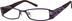 Rectangle Glasses 599617 in Purple