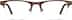 Rectangle Glasses 599915 in Brown