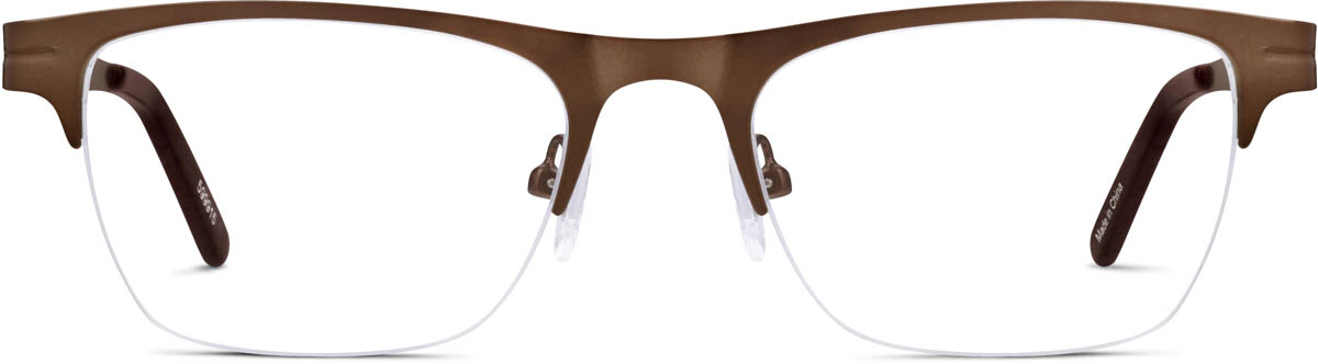 Brown Rectangle Glasses