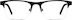 Rectangle Glasses 599921 in Black