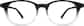Front view of Oval Glasses 600012 in Gray thumbnail