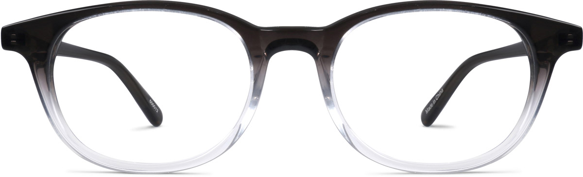 Gray Oval Glasses