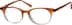 Round Glasses 600015 in Orange