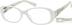 Oval Glasses 602030 in White