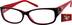 Rectangle Glasses 602221 in Black