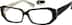 Rectangle Glasses 602512 in Black
