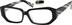 Rectangle Glasses 602521 in Black